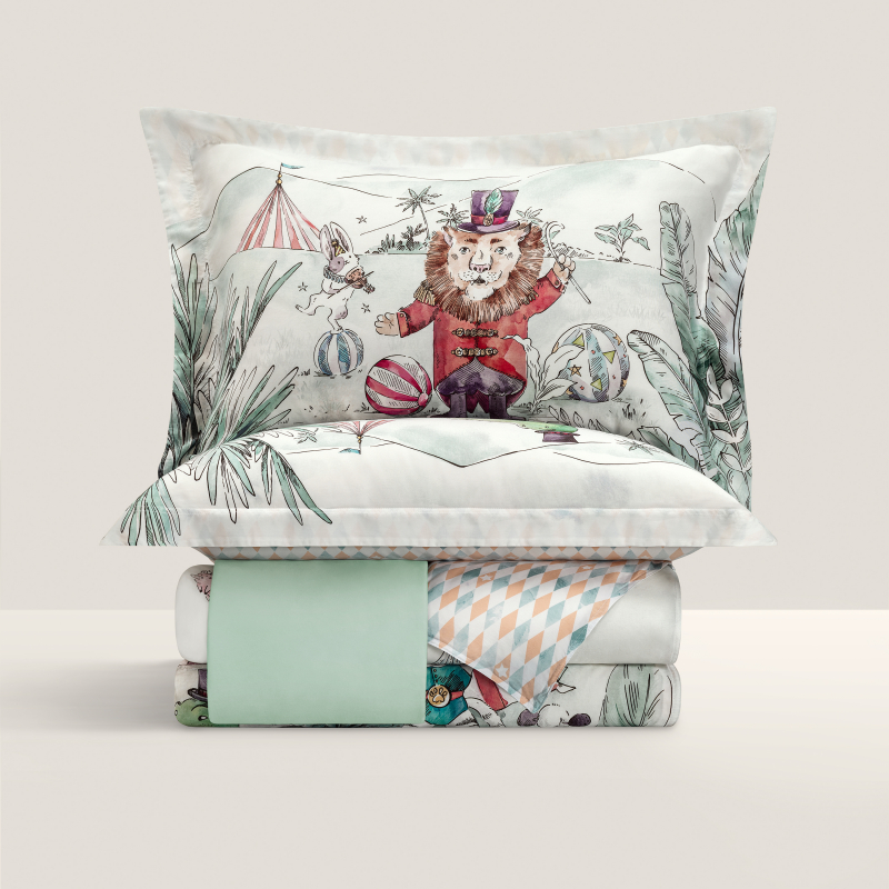 Bed linen set for kids CIRCUS