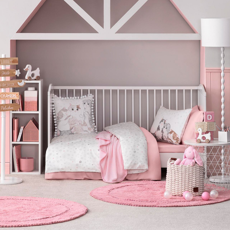 Bed linen set for babies KITTY