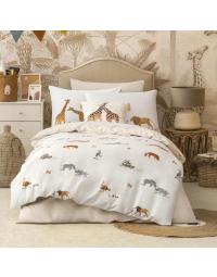 Bed linen set for kids SAFARI