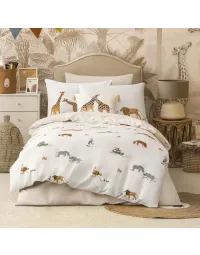 Bed linen set for kids SAFARI