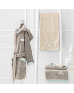 Kids bathrobe CHEEKY OWLS