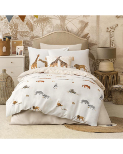 Bed linen set for kids SAFARI