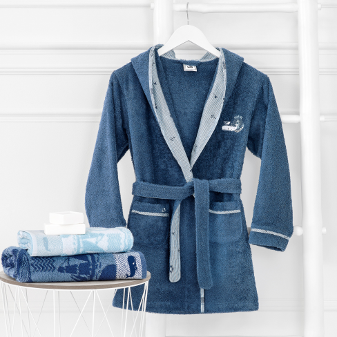 Kids bathrobe SEA ADVENTURE